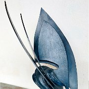 Cyrille HUSSON Phusis 9, acier, hauteur 44 cm : Cyrille Husson